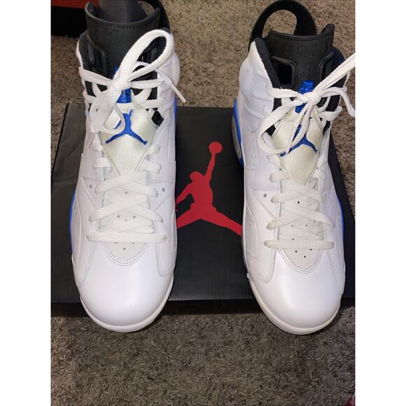 Nike Air Jordan 6 Retro Sport Blue 2014 Men size 10 IMMACULATE CONDITION main image 12